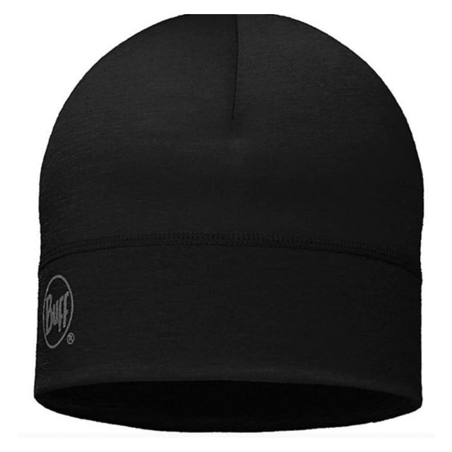 Buff Merino Lightweight Beanie Black