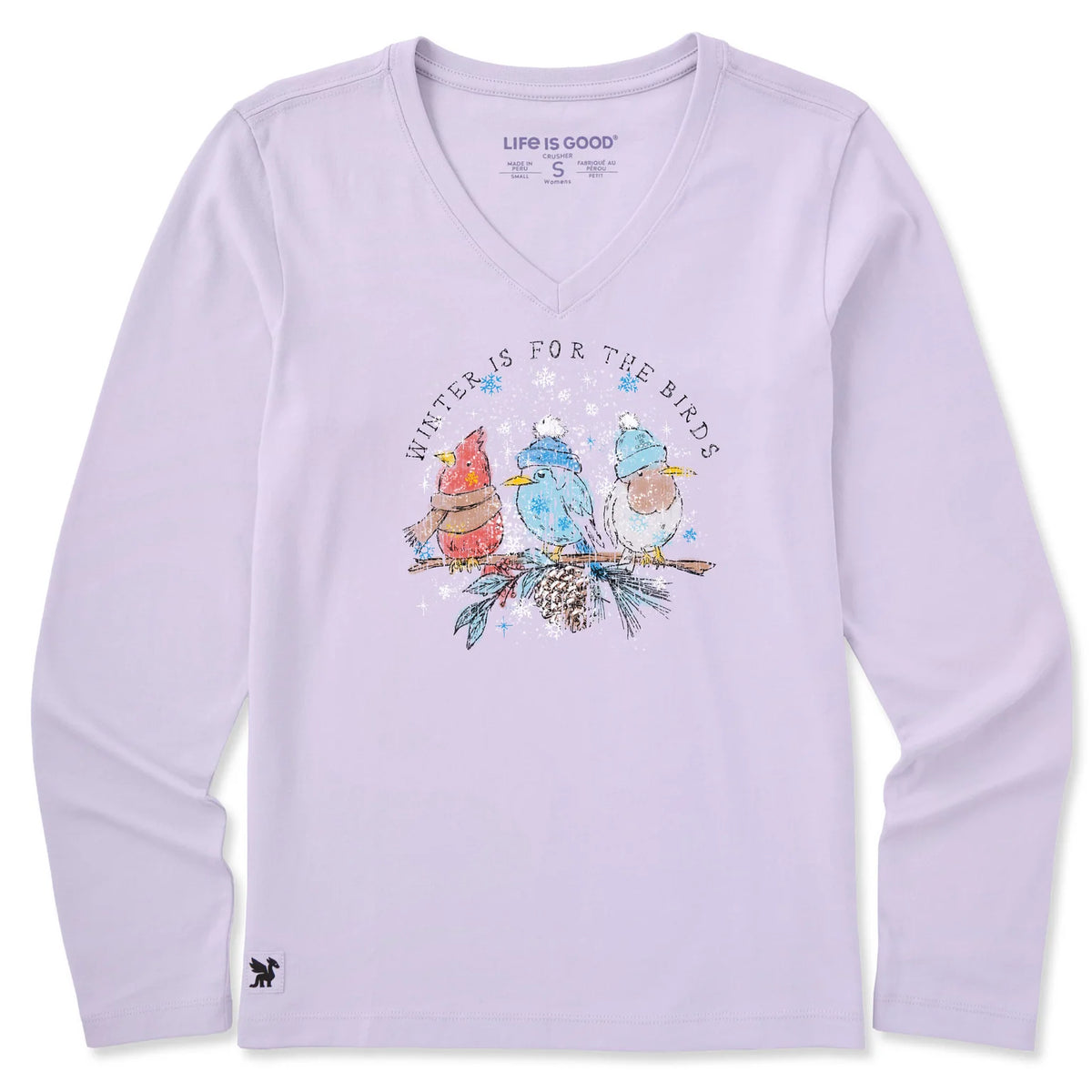 W LS CRUSHER VEE WINTER IS FOR THE SNOWY BIRDS