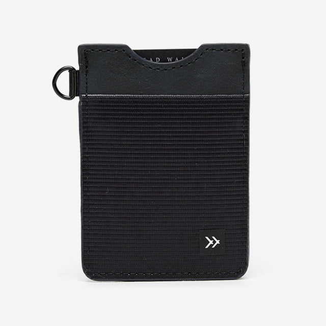 Thread Wallet Black Vertical Wallet