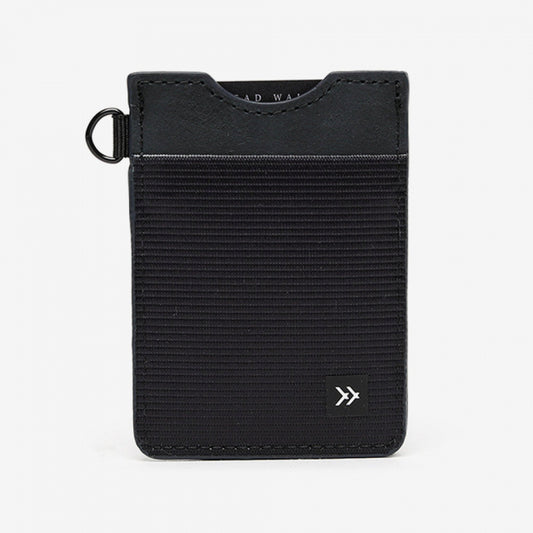 Thread Wallet Black Vertical Wallet