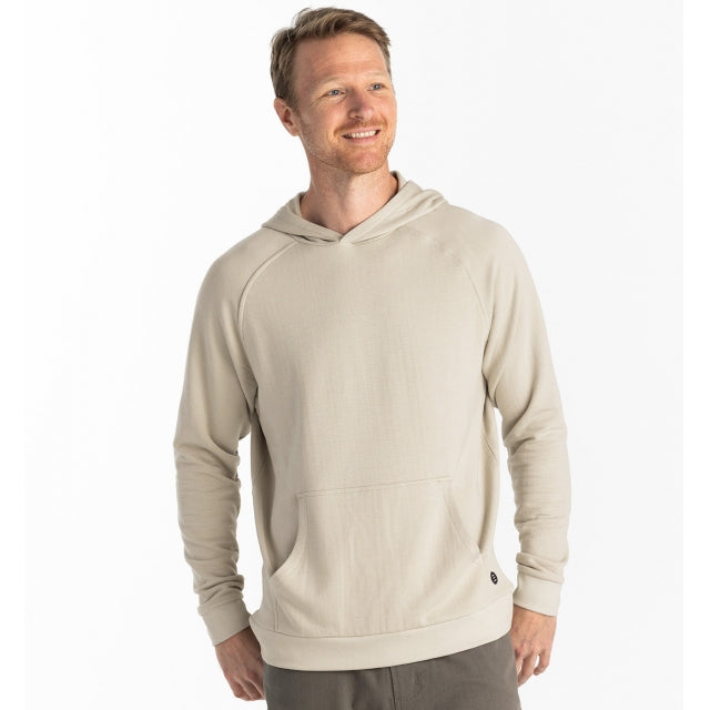 Free Fly Apparel Bamboo Lightweight Fleece Hoodie Sandstone