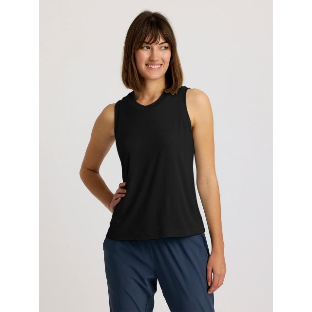 Free Fly Apparel Elevate Lightweight Tank Black