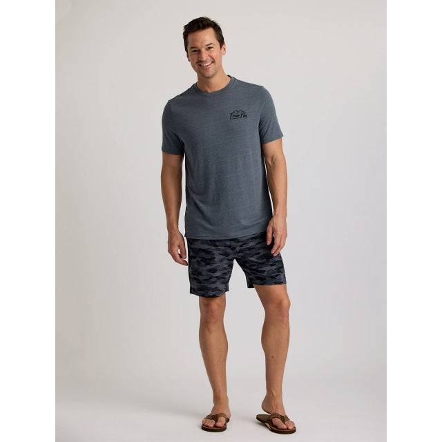 Free Fly Apparel Summit Tee Heather Storm Cloud