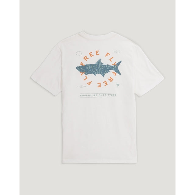 Free Fly Apparel Target Species Pocket Tee Bright White