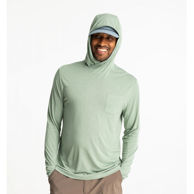 Free Fly Apparel Bamboo Lightweight Hoodie Palm Green