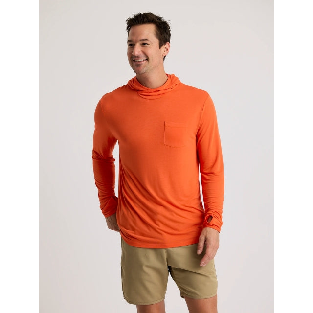 Free Fly Apparel Bamboo Lightweight Hoodie Tigerlily