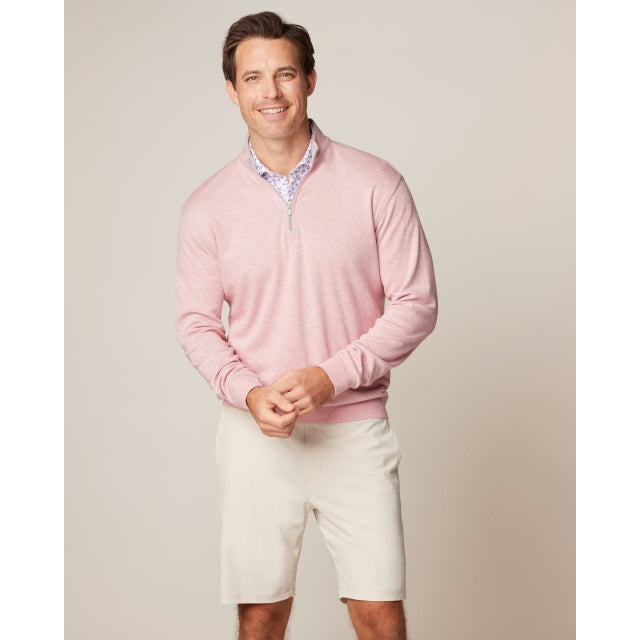 Mens Hanks Summerweight Sully 1/4 Zip Pullover JOHNNIE-O
