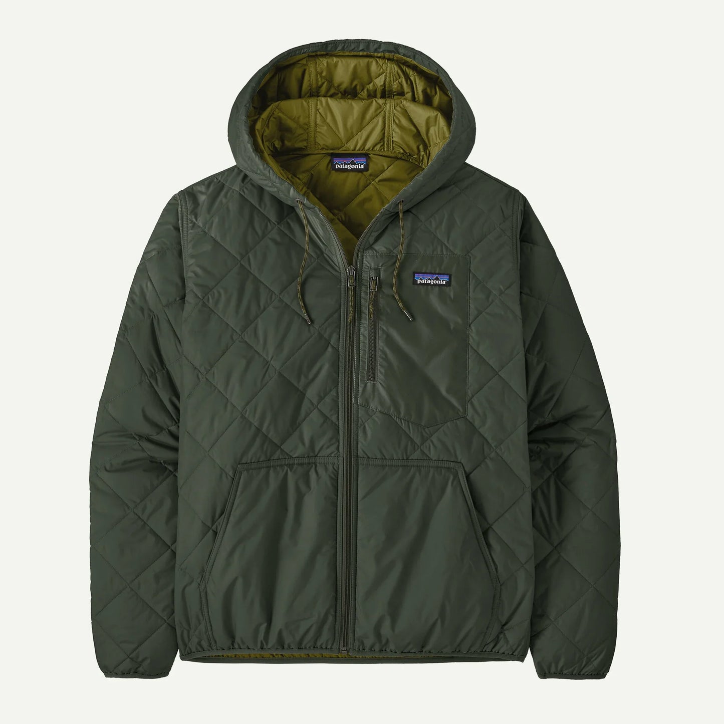 Mens Diamond Quilted Bomber Hoody Patagonia