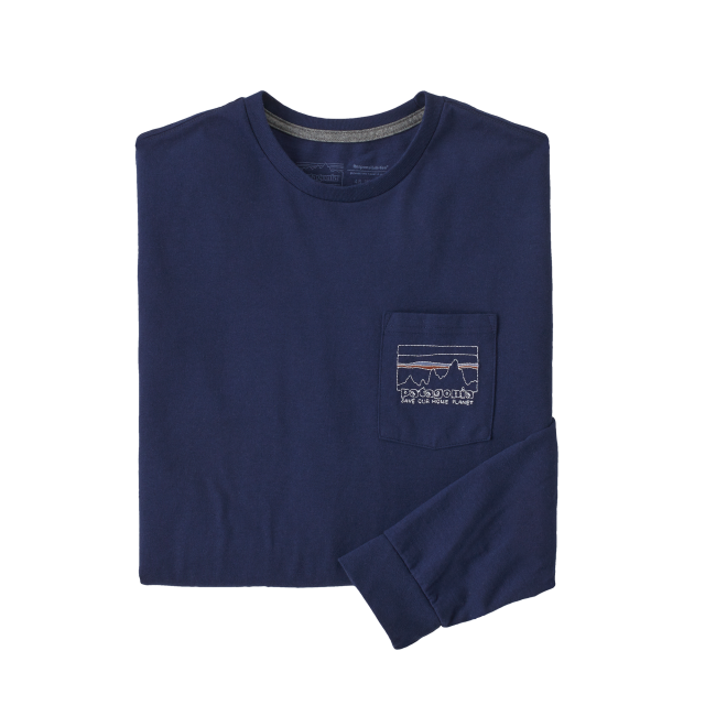 Mens L/s '73 Skyline Pocket Responsibili-tee Patagonia