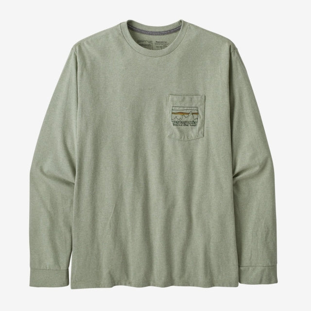 Mens L/s '73 Skyline Pocket Responsibili-tee Patagonia