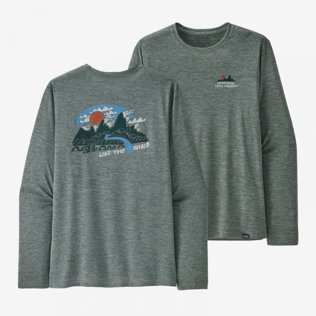 Mens L/s Cap Cool Daily Graphic Shirt - Lands Patagonia