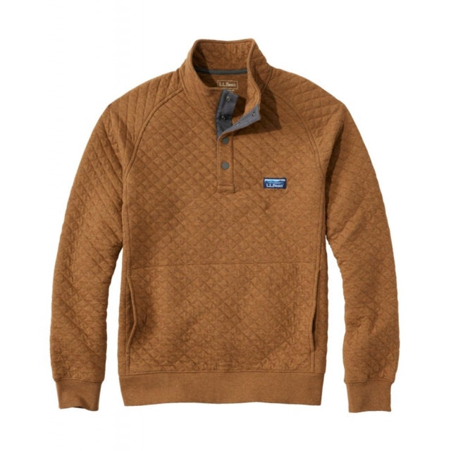 Mens Bean's Quilted Sweatshirt Regular Ll Bean
