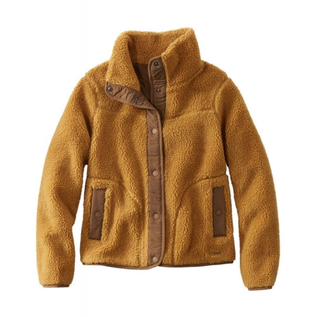 Womens Bean's Sherpa Fleece Jacket Regular Ll Bean