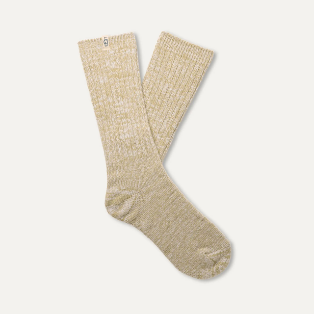 Womens Rib Knit Slouchy Crew Sock Ugg