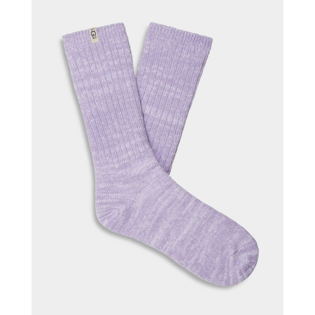 Womens Rib Knit Slouchy Crew Sock Ugg