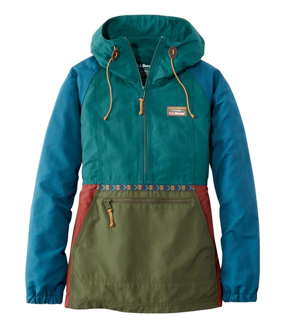 Womens Mountain Classic Anorak Multi Color Regular