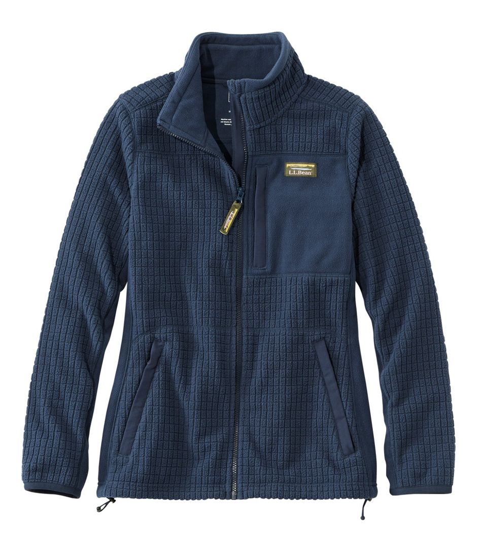 Ll Bean Womens Mountain Classic Windproof Fleece Jacket Regular