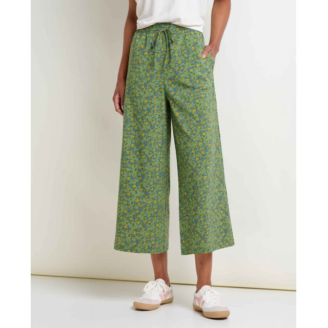 Toad&co Sunkissed Wide Leg Pant Epidote Camellia Print