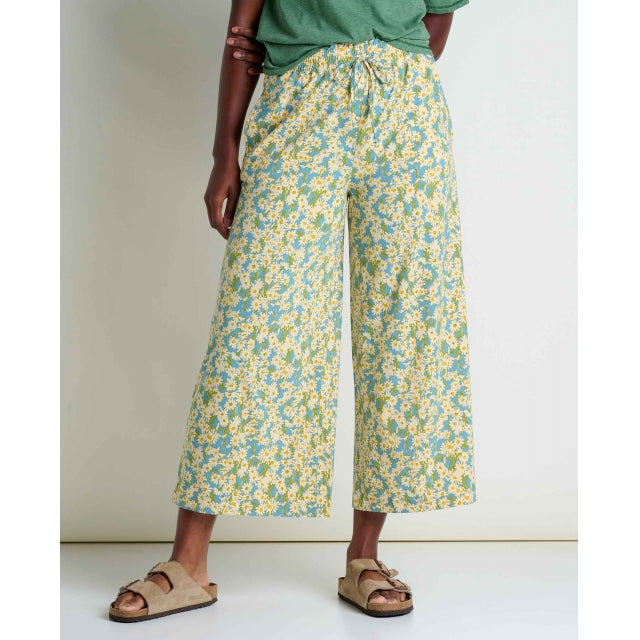 Toad&co Sunkissed Wide Leg Pant Glacier Daisy Field Print