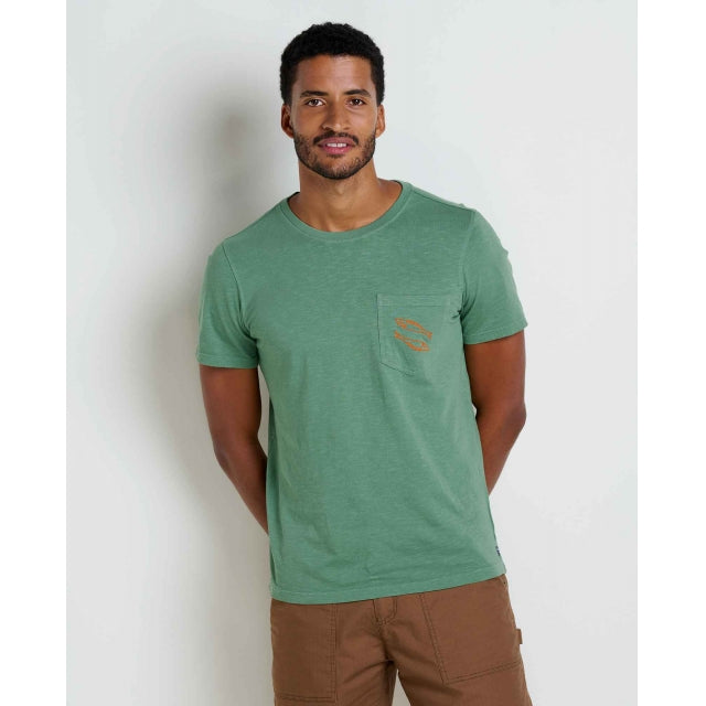 Toad&co Primo Ss Crew Embroidered Ivy Fish Embroidery