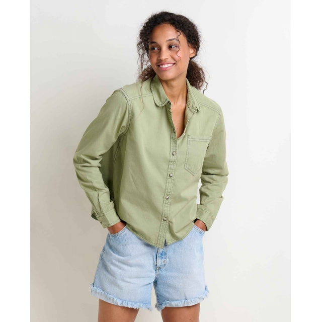 Toad&co Arroyo Twill Boxy Ls Shirt Yucca