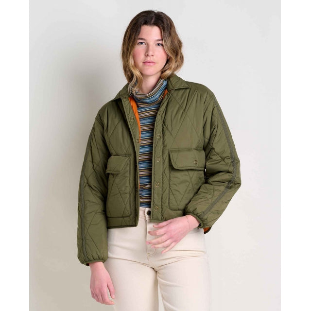 Toad&co Nomader Reversible Jacket Olive & Persimmon