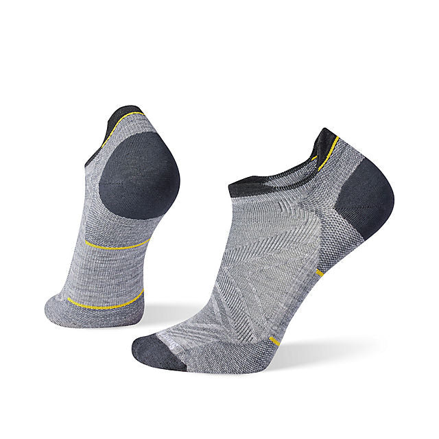 Smartwool Run Zero Cushion Low Ankle Socks LIGHT GRAY