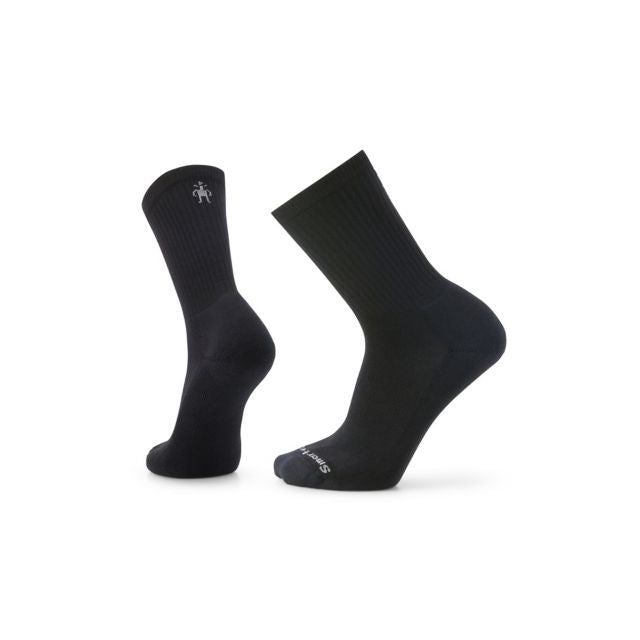 Smartwool Everyday Solid Rib Crew Socks BLACK
