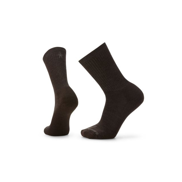 Smartwool Everyday Solid Rib Crew Socks CHESTNUT