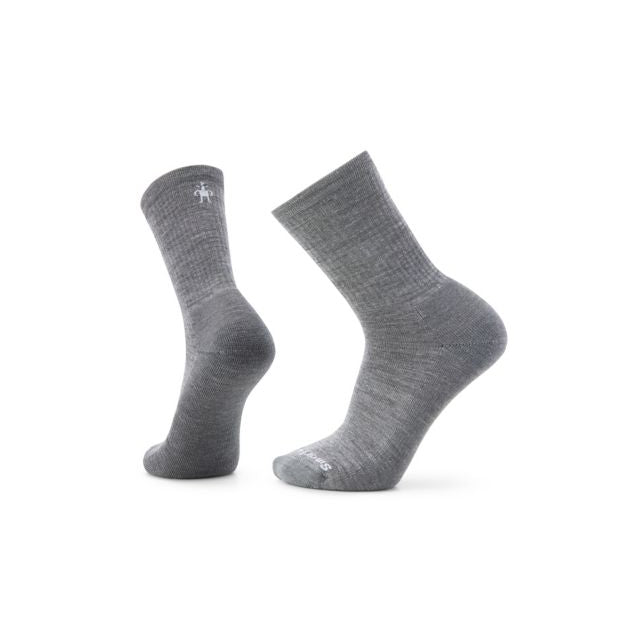 Smartwool Everyday Solid Rib Crew Socks MEDIUM GRAY