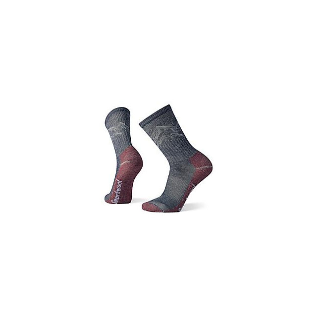 Smartwool Hike Classic Edition Light Cushion Mountain Pattern Crew Socks DEEP NAVY