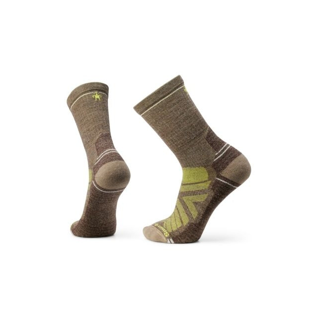 Smartwool Hike Light Cushion Crew Socks MILITARY OLIVE-FOSSIL