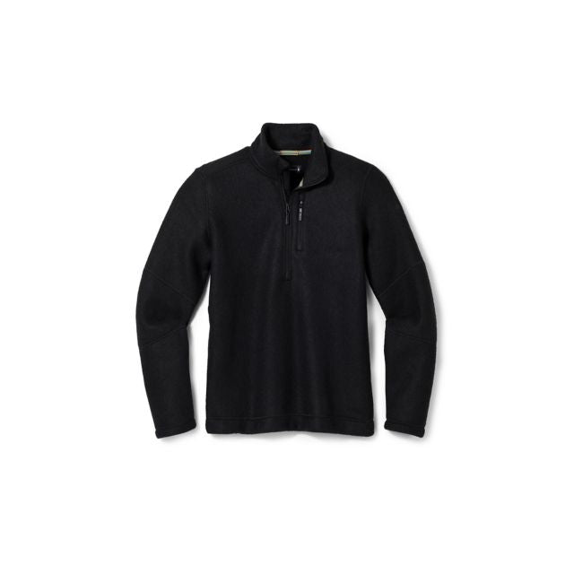 Smartwool Hudson Trail Fleece Half Zip Sweater BLACK