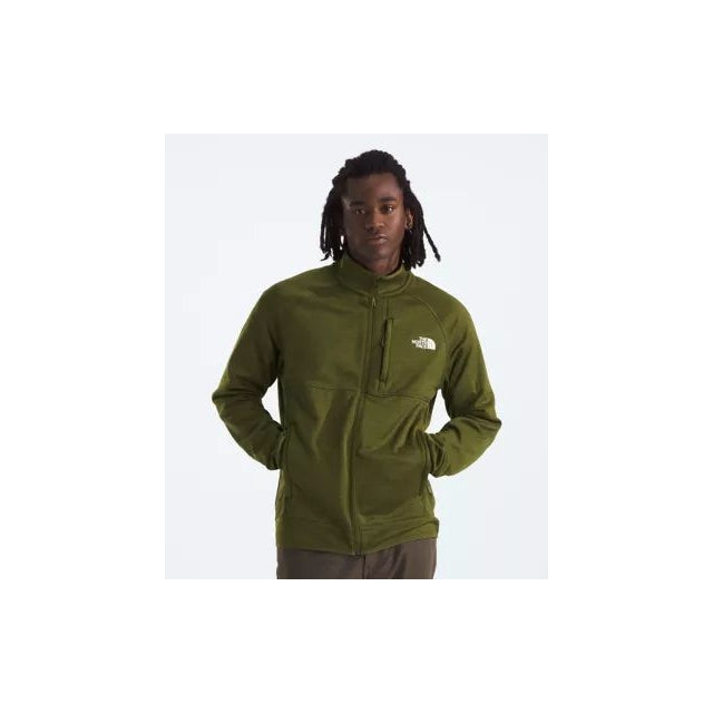The North Face Mens Canyonlands Full Zip Forest Olive Heather