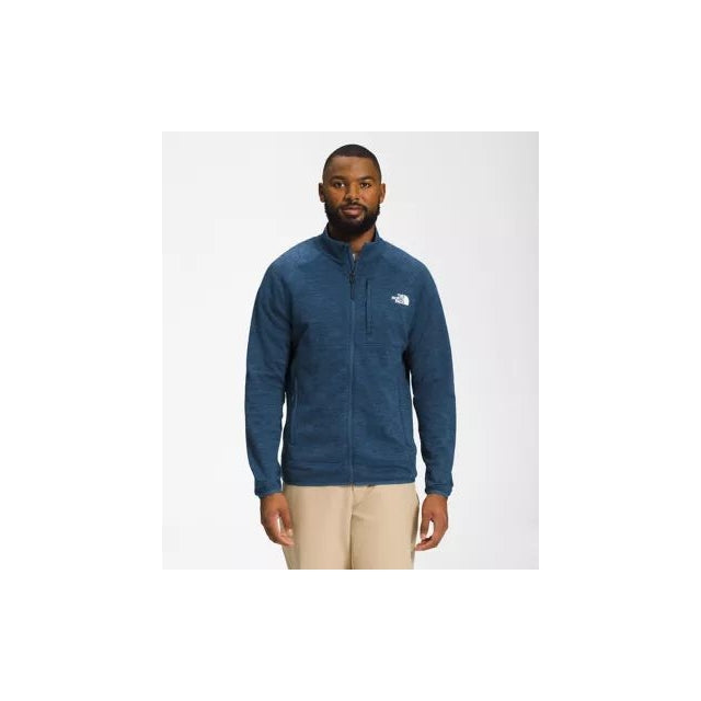 The North Face Mens Canyonlands Full Zip Shady Blue Heather-NPF