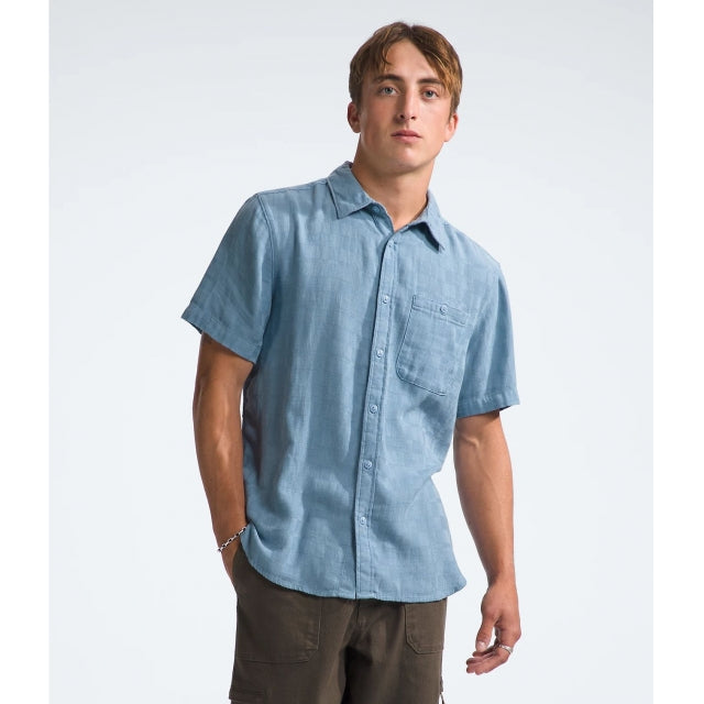 The North Face Loghill Jacquard Shirt Steel Blue