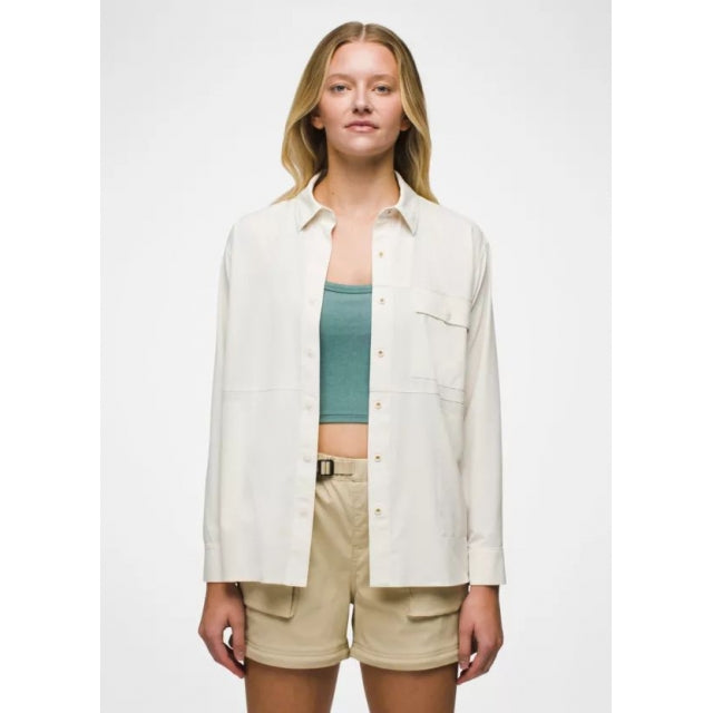 Prana W Railay Ls Button Down CANVAS
