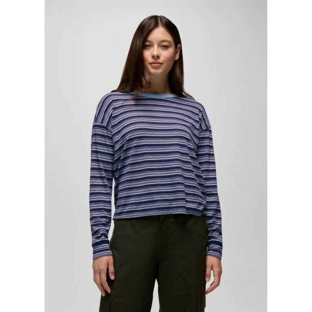Womens Cozy Up Ls Crew Prana
