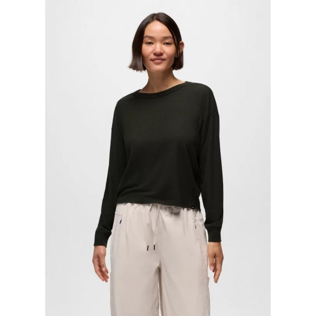 Womens Cozy Up Ls Crew Prana
