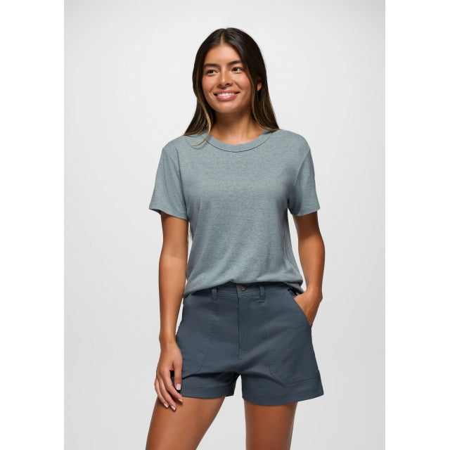 Prana Cozy Up Ss Crew Saltwater