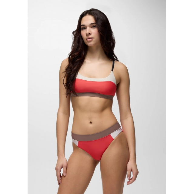 Prana Baja Bound Summer Wave Bottom Rose Fire Colorblock