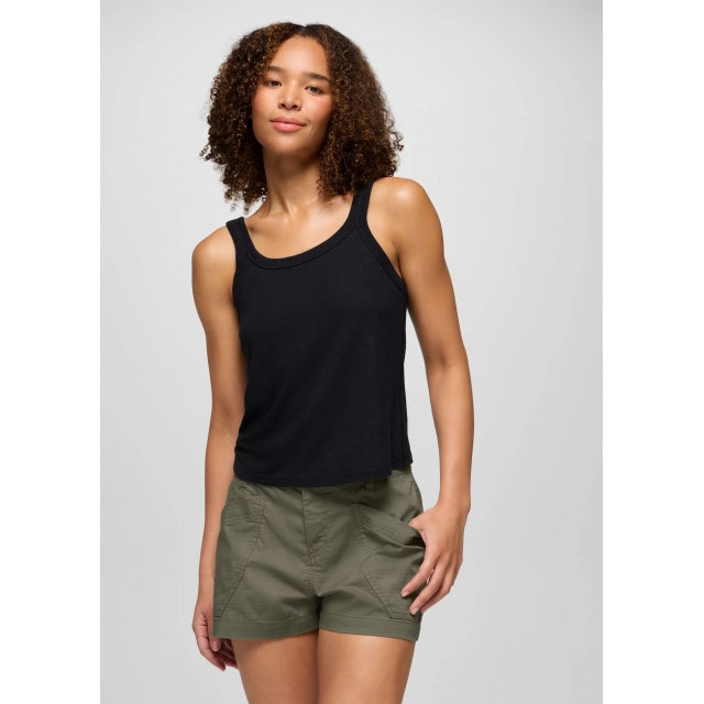 Prana Cozy Up Scoop Tank Black