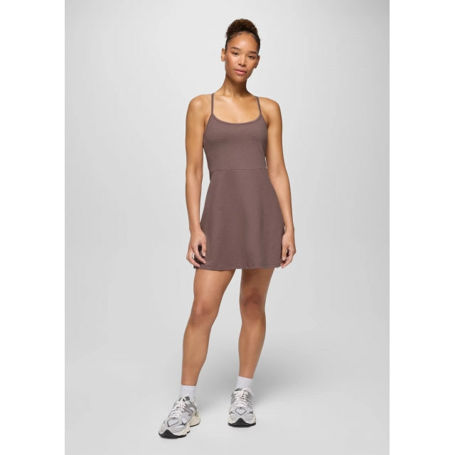 Prana Heavana Every Minute Dress Carob Heather