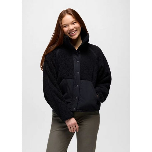 Prana Encinitas Fleece Jacket Black
