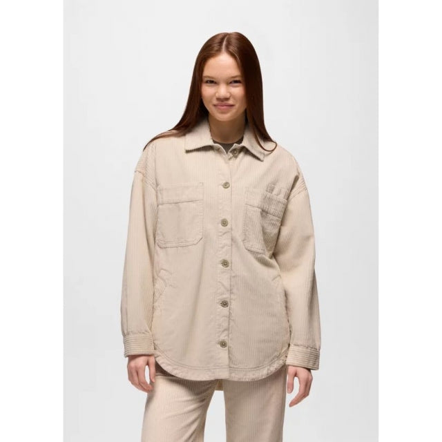 Prana Annie's Canyon Cord Shacket Almond