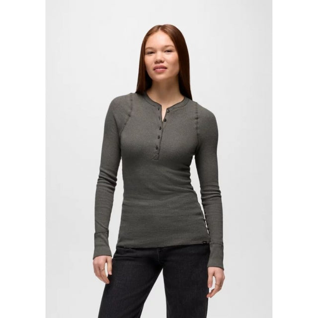 Prana Touchstone Henley Thyme Heather