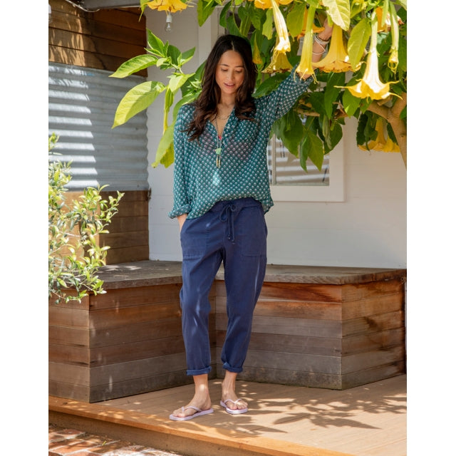 Womens Zoe Twill Pant Carve Designs