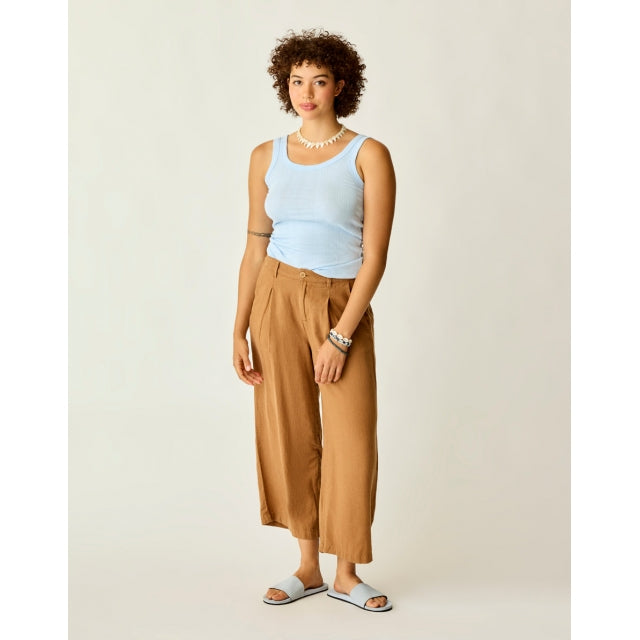 Womens Suki Linen Pant Carve Designs