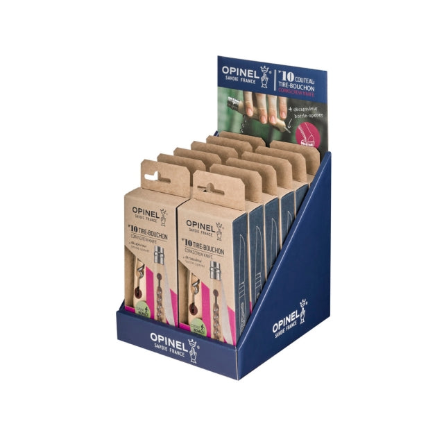 No.10 Corkscrew With Bottle Opener Knife Opinel