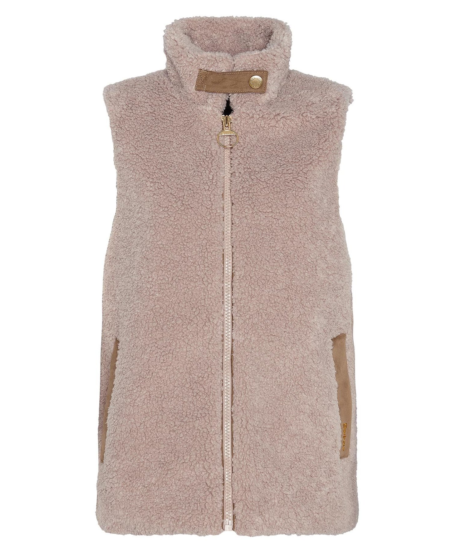 Womens Barbour Elisha Fleece Gilet natural/light sand/dark navy